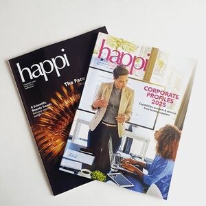 2 Happi Magazines February, 2025 - The Face Of Longevity + Corporate Profiles